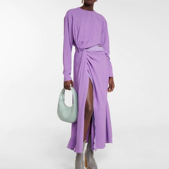 NEW STELLA MCCARTNEY Hobo Bag– Logo, Vegan Leather, Mint Green Shoulder Bag - Picture 2 of 16